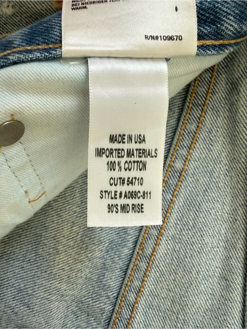 Agolde 90s mid rise distressed - Picture 3 of 8